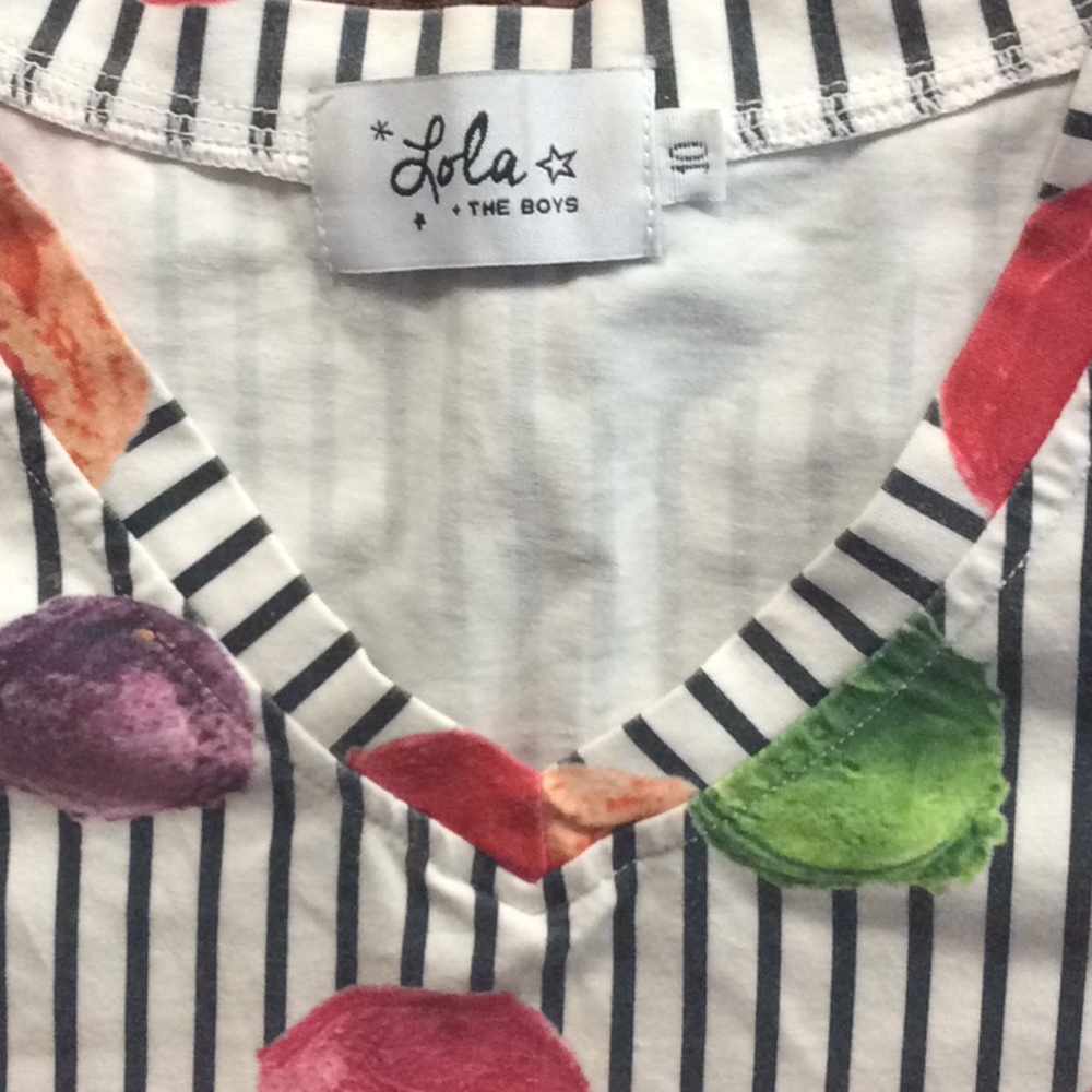 Lola&theboys Printed Cotton Girl Top 10 - Picture 3 of 4
